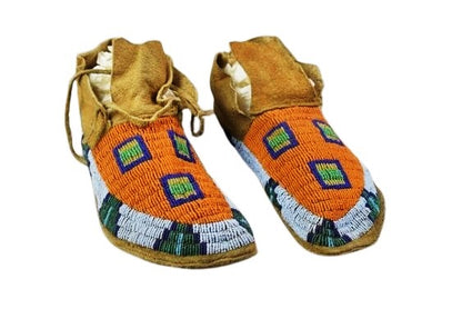 Native American Beaded Moccasin