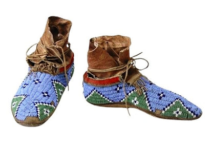Native American Beaded Moccasin