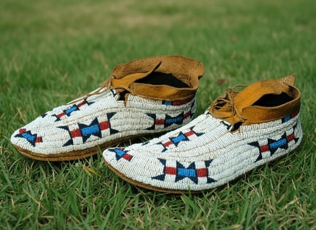 Native American Beaded moccasin