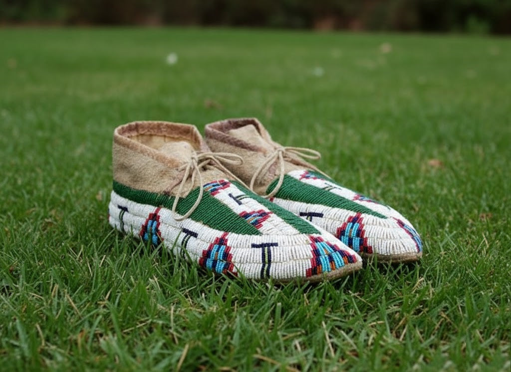 Native American Beaded moccasin
