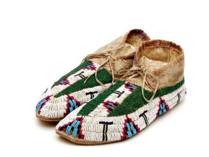 Native American Beaded Moccasin