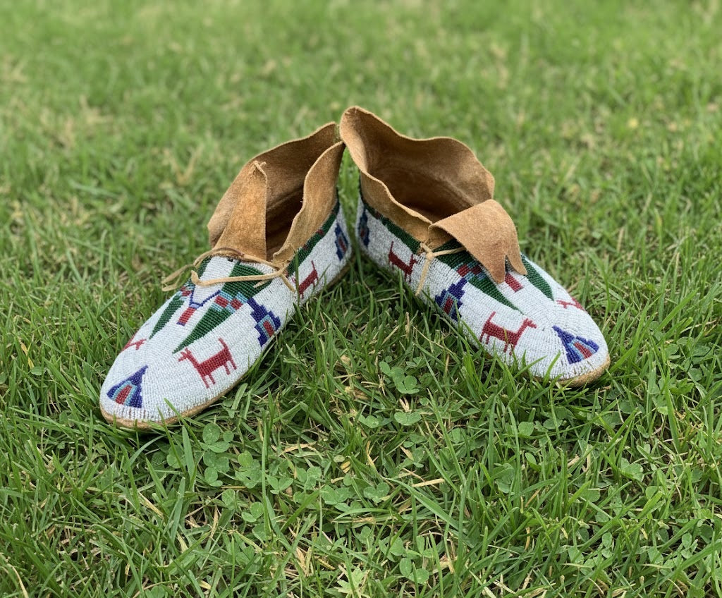 Native American Beaded moccasin