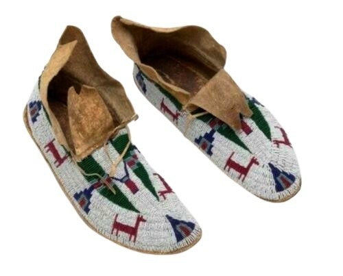 Native American Beaded Moccasin