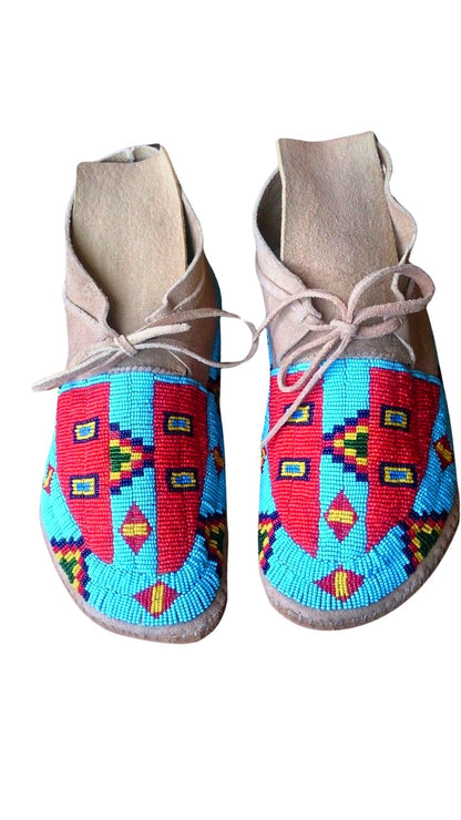 Native American Beaded Moccasin