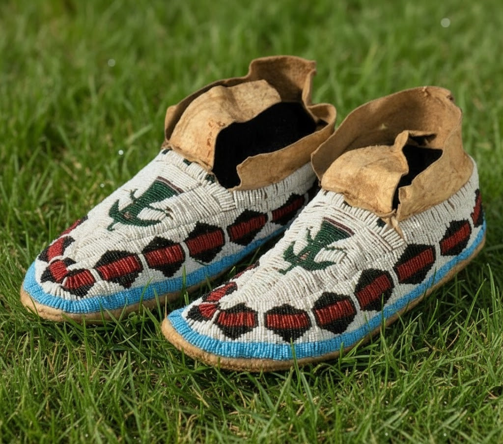 Native American Beaded moccasin