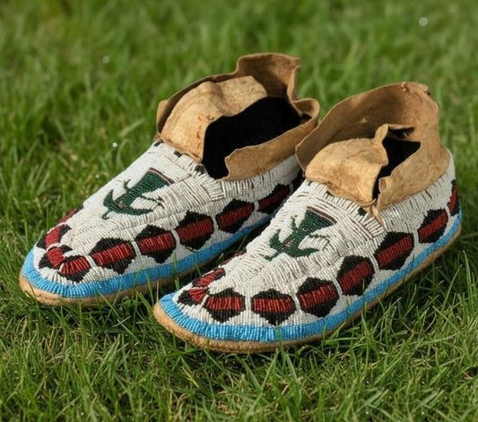 Native American Beaded moccasin