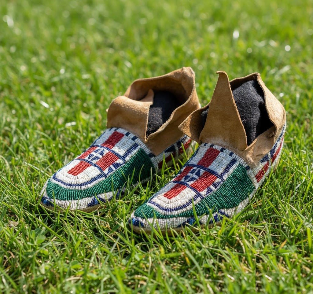 Native American Beaded moccasin