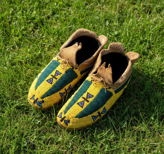 Native American Beaded moccasin