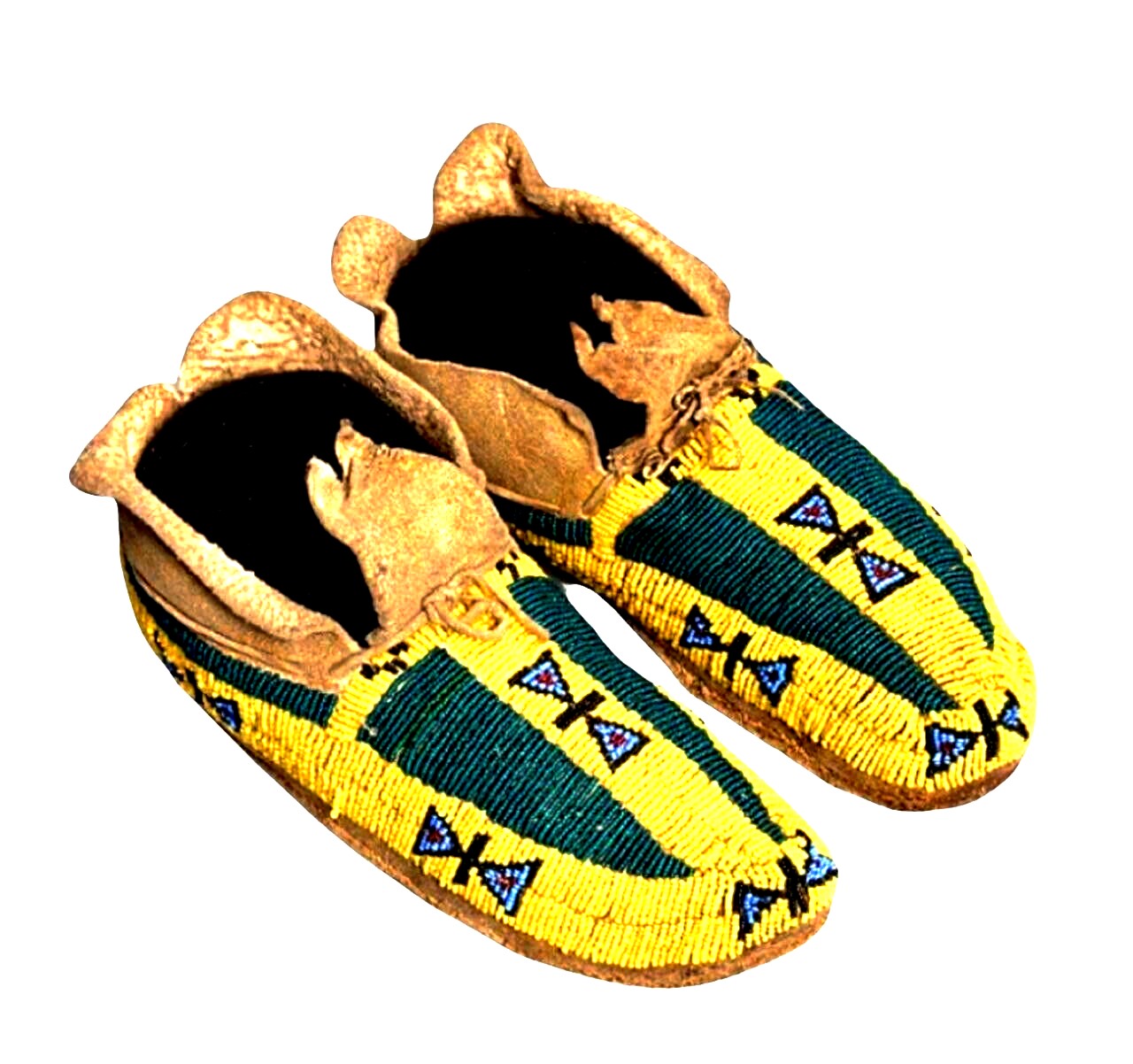 Native American Beaded Moccasin