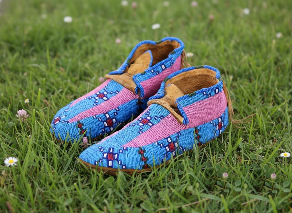 Native American Beaded moccasin