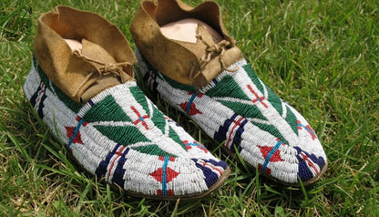 Native American Beaded moccasin