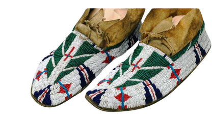 Native American Beaded Moccasin