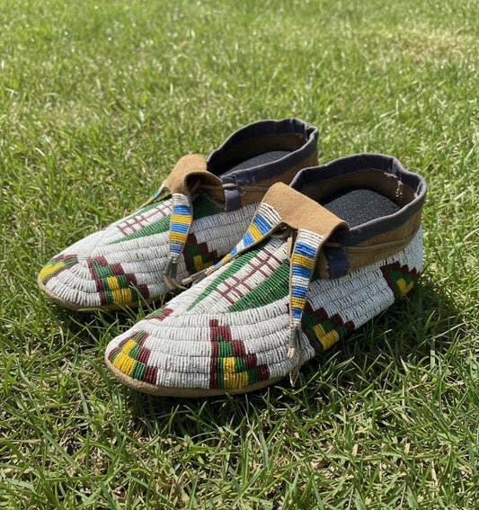Native American Beaded moccasin