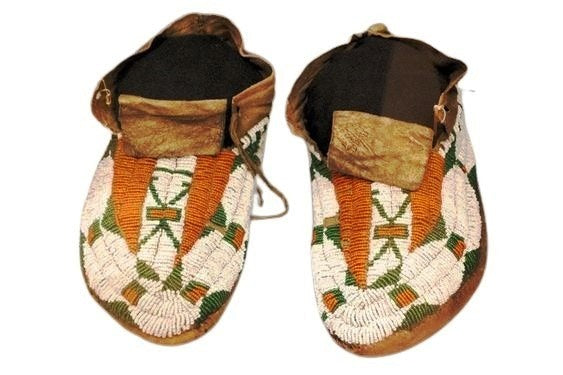 Native American Beaded Moccasin