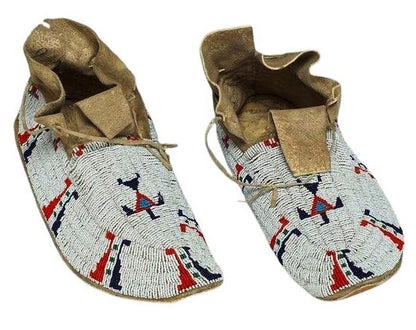 Native American Beaded Moccasin