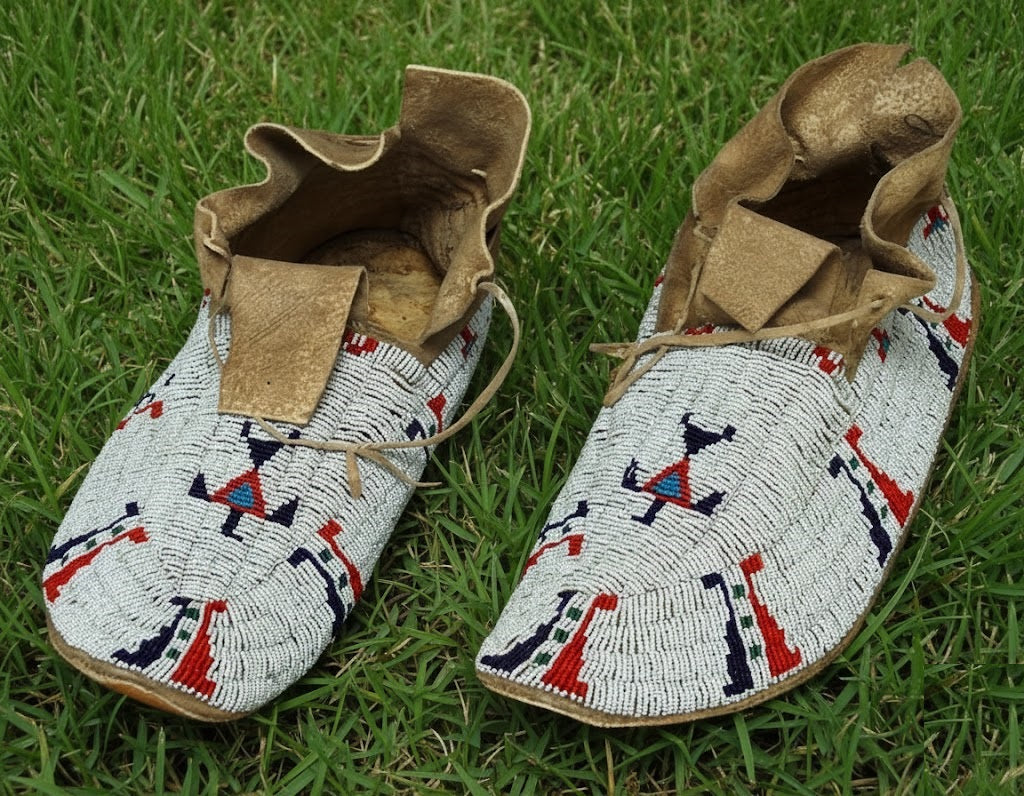 Native American Beaded moccasin