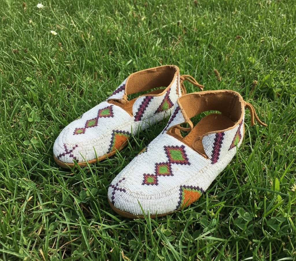 Native American Beaded moccasin