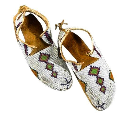 Native American Beaded Moccasin