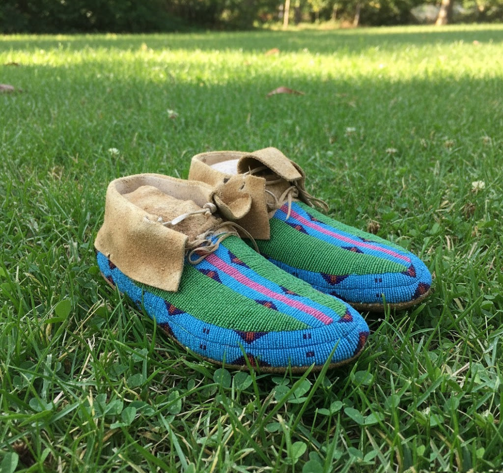 Native American Beaded moccasin