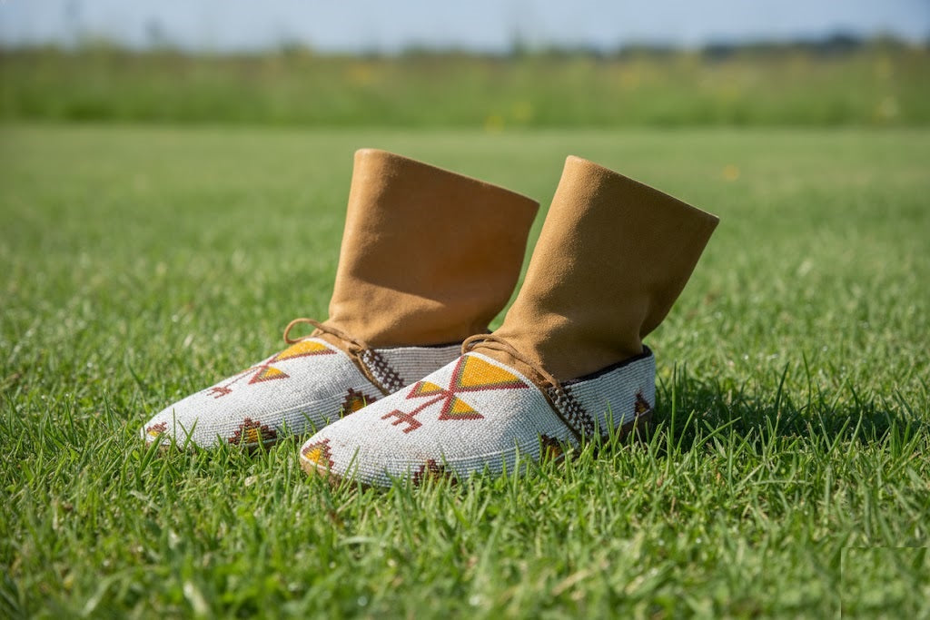 Native American Beaded moccasin
