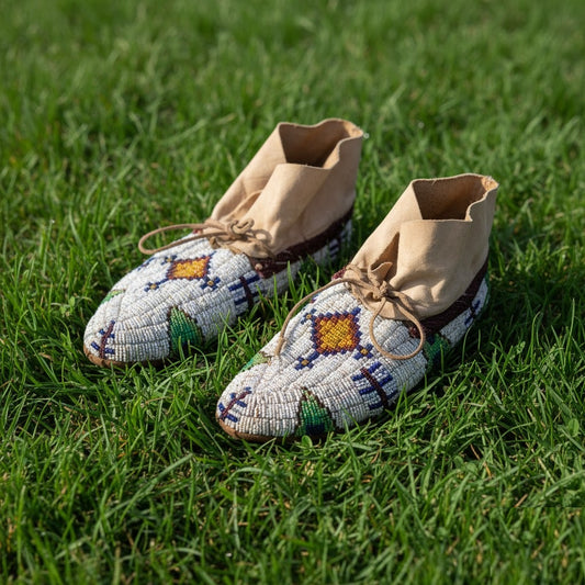 Native American Beaded moccasin