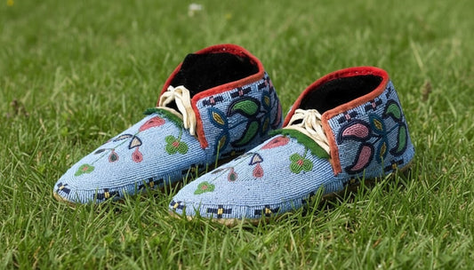 Native American Beaded moccasin