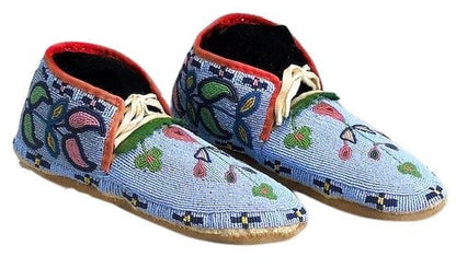 Native American Floral Beaded Moccasin
