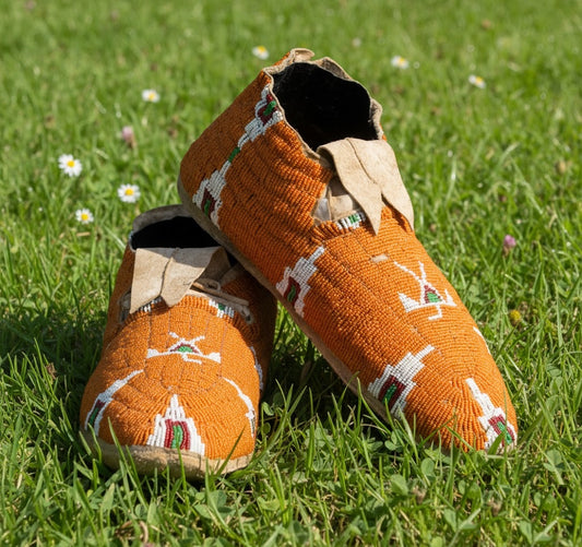 Native American Beaded moccasin