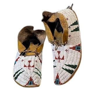 Native American Beaded Moccasin