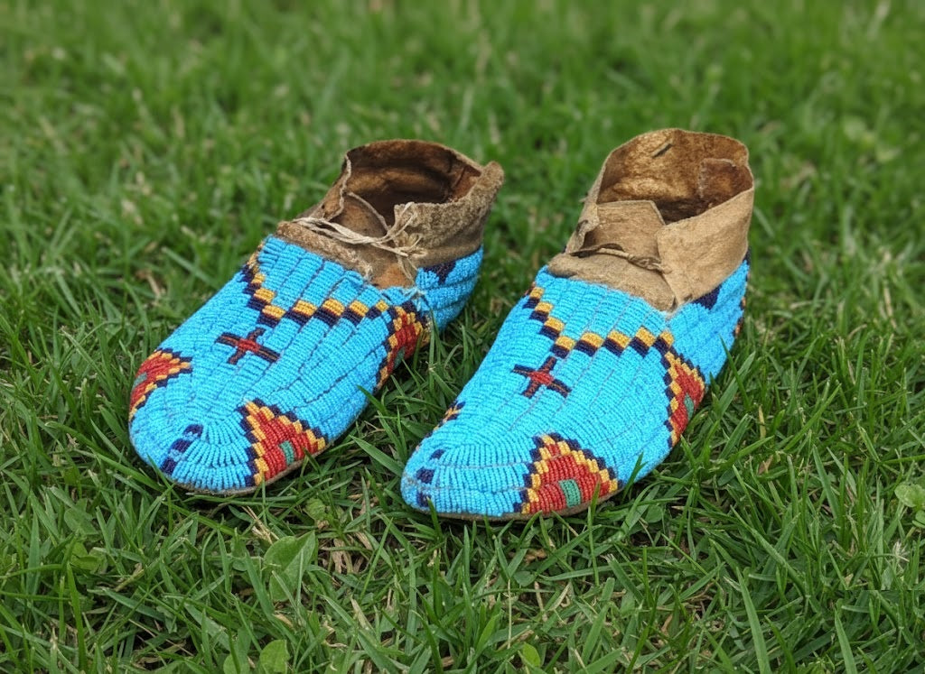 Native American Beaded moccasin