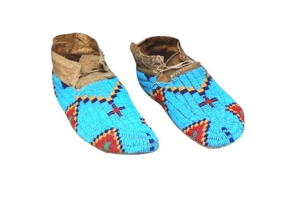 Native American Beaded Moccasin