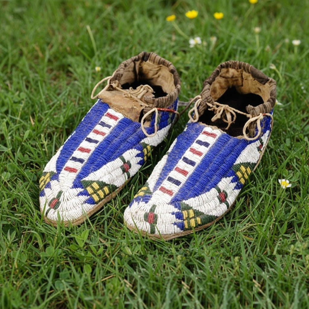Native American Beaded moccasin