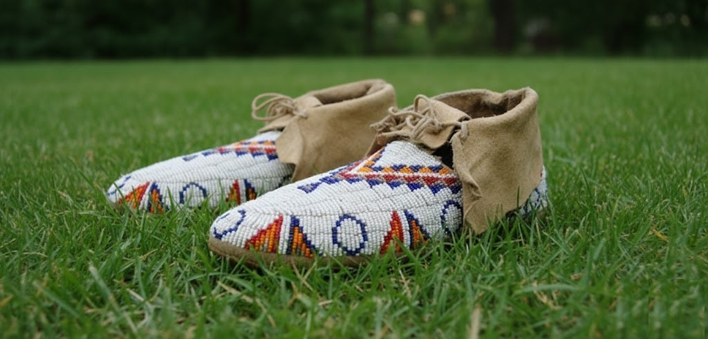 Native American Beaded moccasin