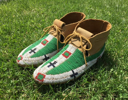Native American Beaded moccasin