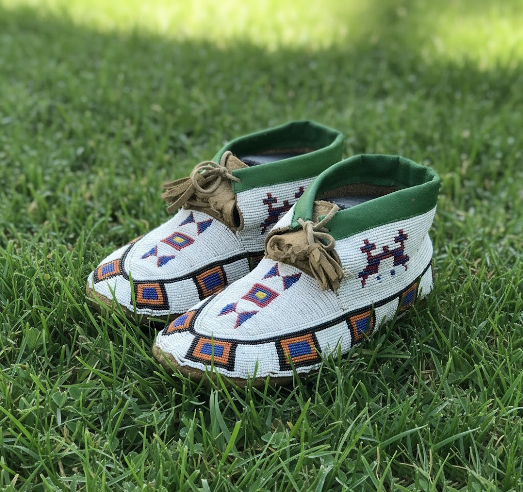 Native American Beaded moccasin