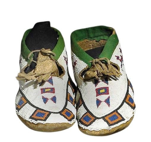 Native American Beaded Moccasin