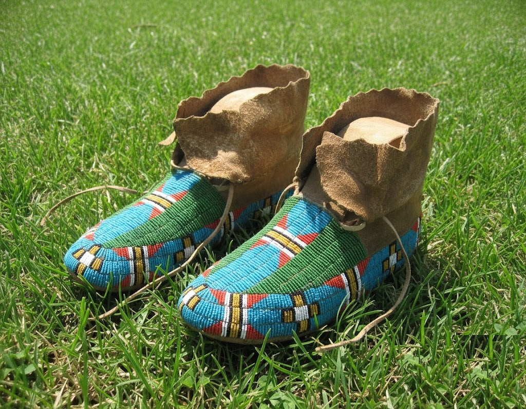 Native American Beaded moccasin