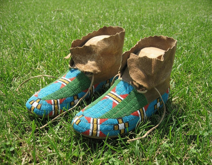 Native American Beaded moccasin