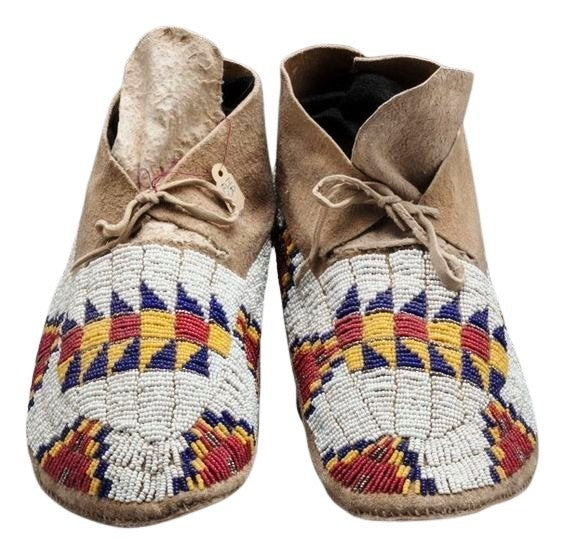 Native American Beaded Moccasin