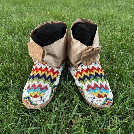 Native American Beaded moccasin