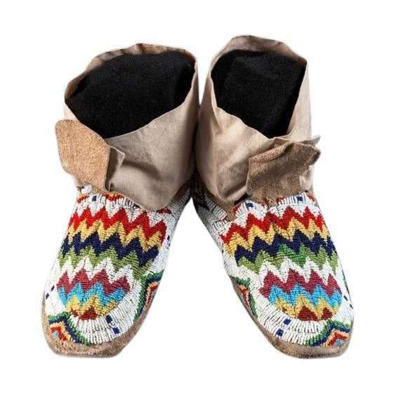 Native American Beaded Moccasin