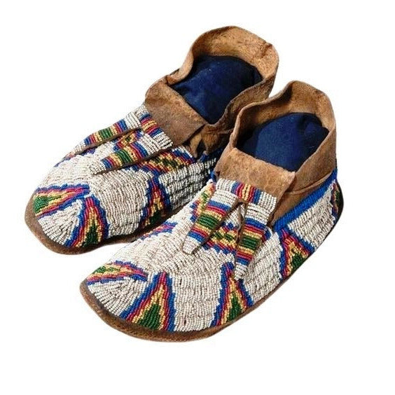 Native American Beaded Moccasin