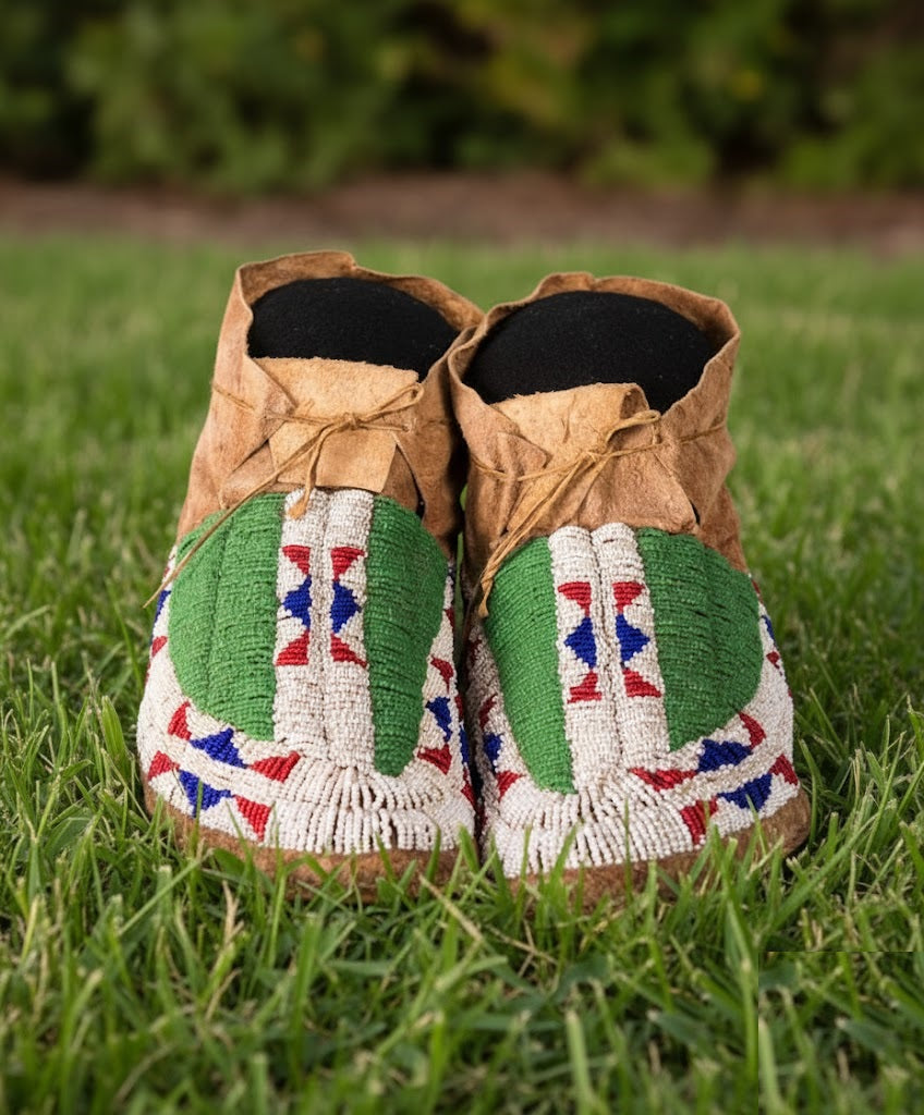 Native American Beaded moccasin