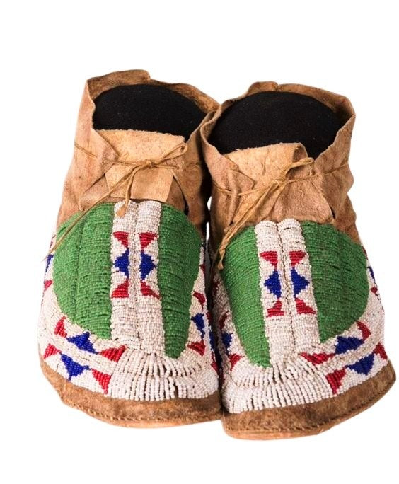 Native American Beaded Moccasin