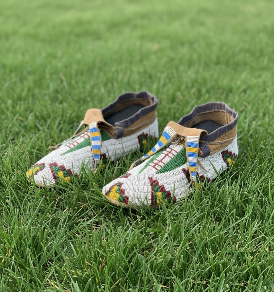 Native American Beaded moccasin