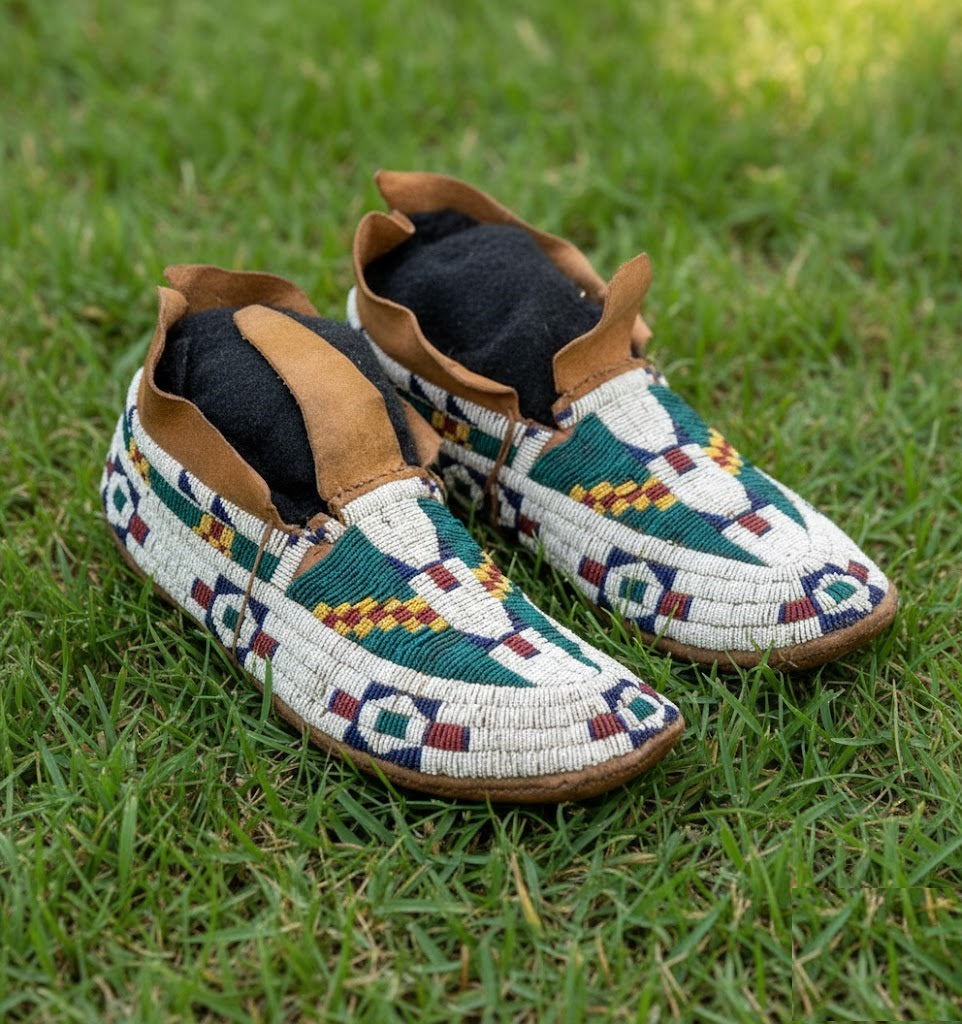 Native American Beaded moccasin