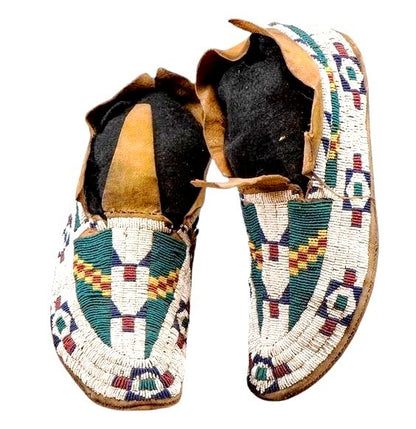 Native American Beaded Moccasin