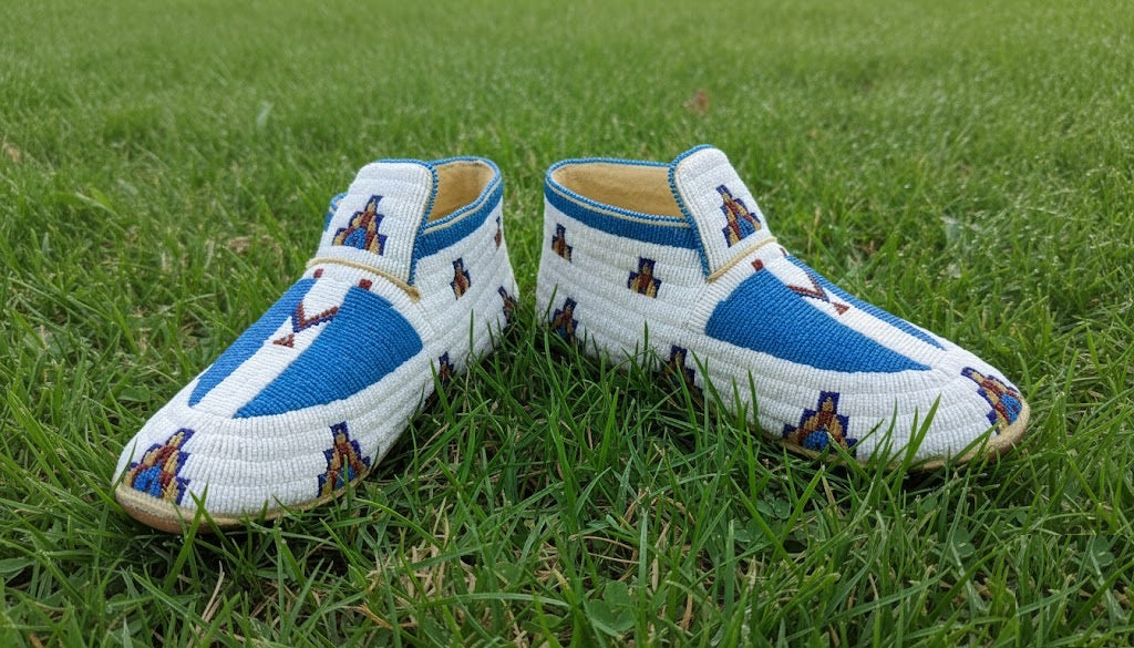 Native American Beaded moccasin