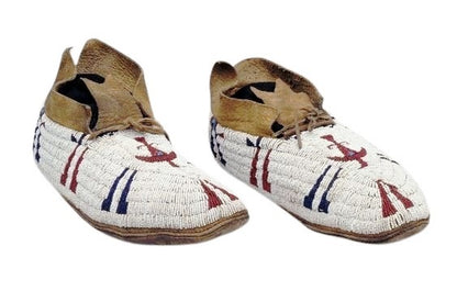 Native American Beaded Moccasin
