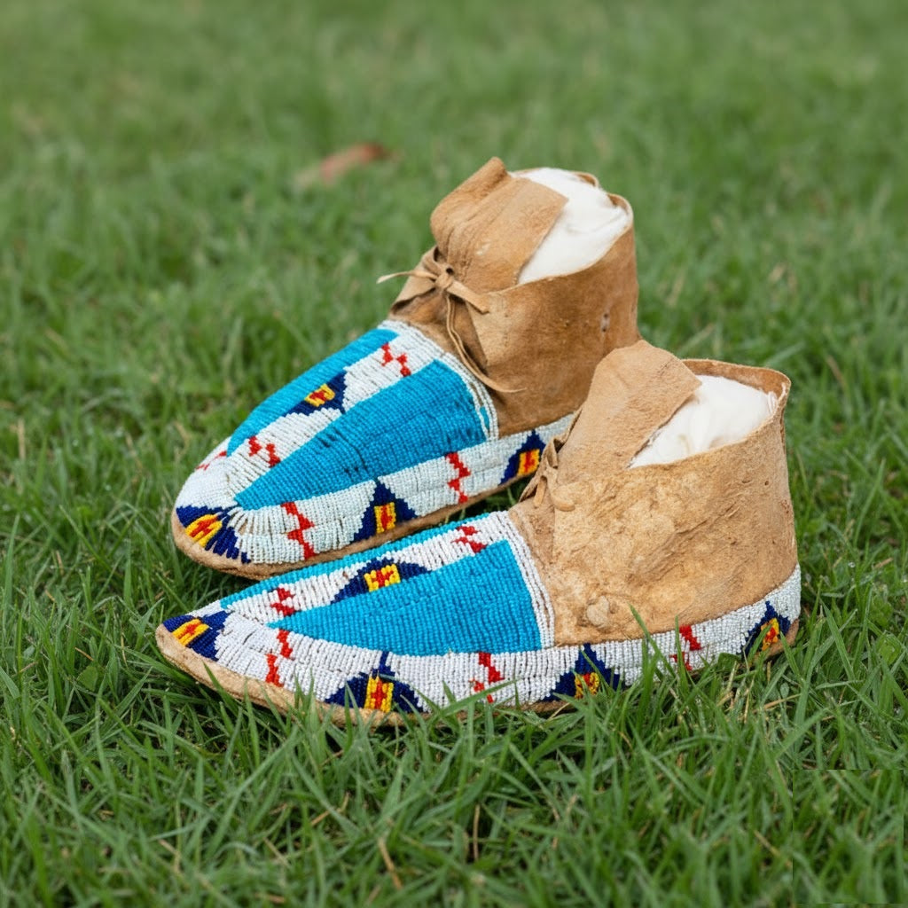 Native American Beaded moccasin